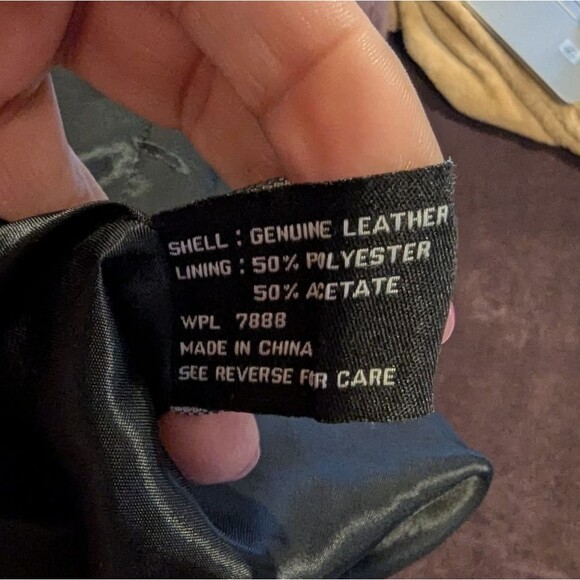 Avanti New York Size 1X Genuine Leather Black Jacket - Picture 5 of 9
